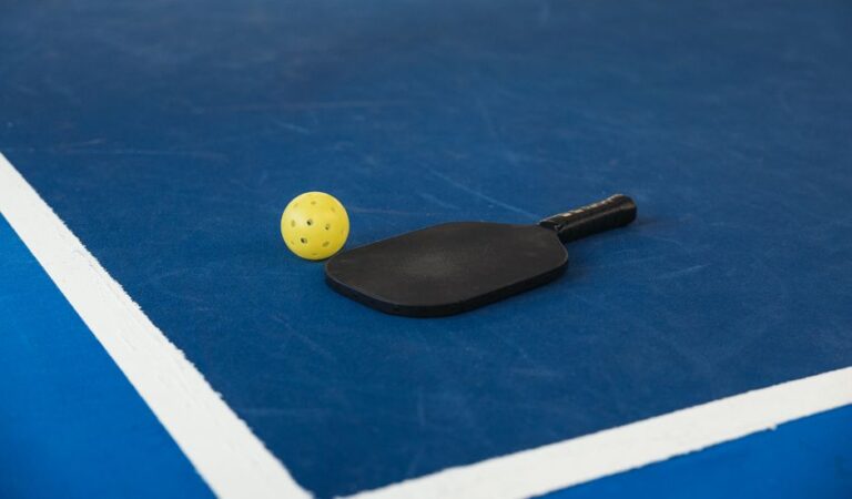 Indoor pickleball court in New England