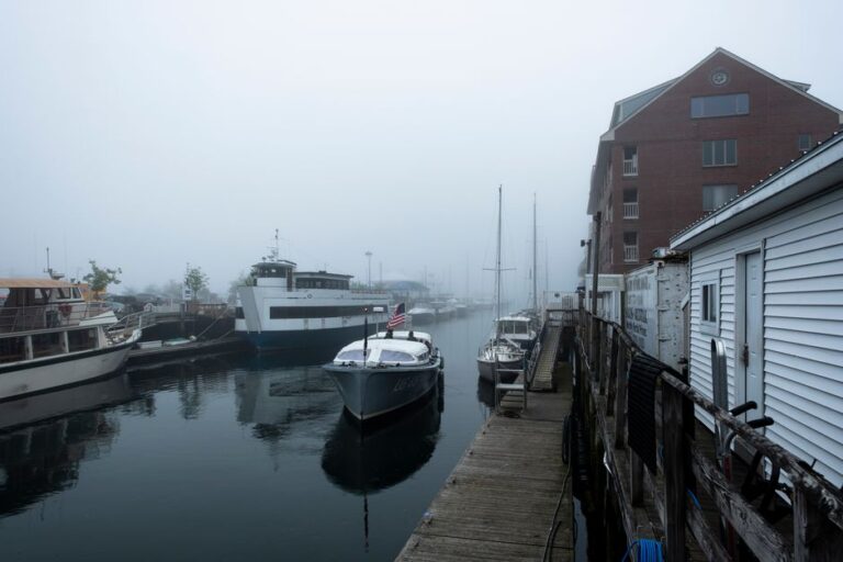 Portland, Maine harbor — home to a growing pickleball scene