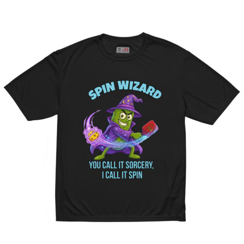 Spin Wizard — Funny Pickleball T-Shirt
