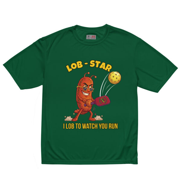unisex-performance-crew-neck-t-shirt-forest-green-front-6a85f39fe263f.jpg Lob Star — Funny Pickleball T-Shirt