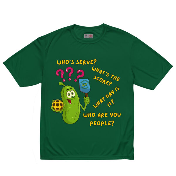 unisex-performance-crew-neck-t-shirt-forest-green-front-6a85f3a1bb215.jpg Pickleball Newbie — Funny T-Shirt