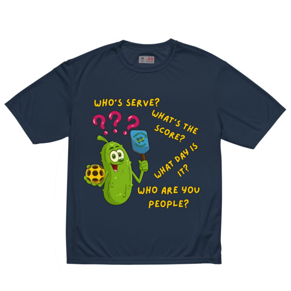 unisex-performance-crew-neck-t-shirt-navy-front-6a85f3a1bb268.jpg Pickleball Newbie — Funny T-Shirt