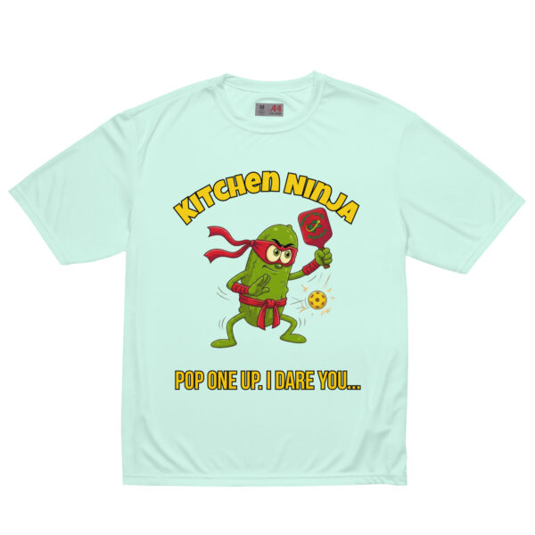 unisex-performance-crew-neck-t-shirt-pastel-mint-front-6a85f3a2603bf.jpg Kitchen Ninja — Funny Pickleball T-Shirt