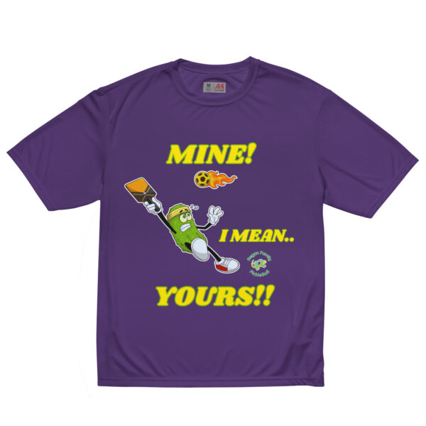 unisex-performance-crew-neck-t-shirt-purple-front-6a85f3a1e4b1f.jpg Mine — Funny Pickleball T-Shirt