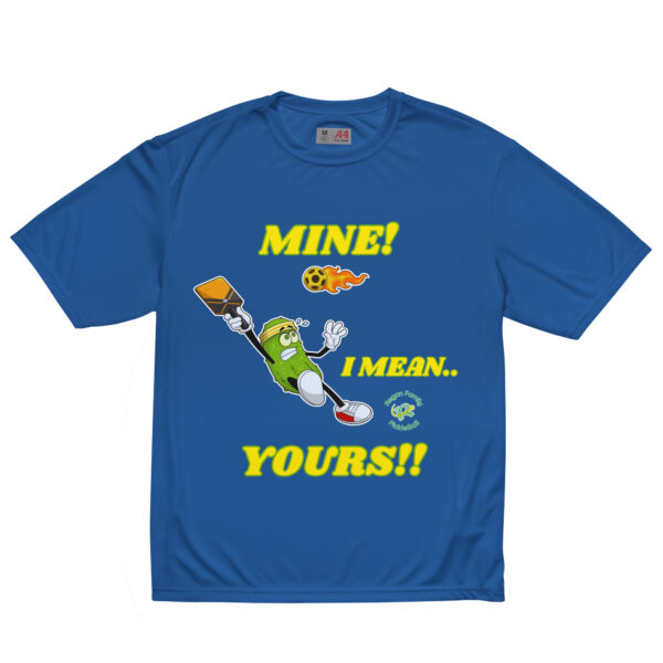 unisex-performance-crew-neck-t-shirt-royal-front-6a85f3a1e4b39.jpg Mine — Funny Pickleball T-Shirt