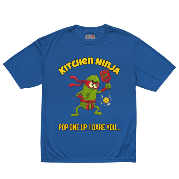 unisex-performance-crew-neck-t-shirt-royal-front-6a85f3a26041c.jpg Kitchen Ninja — Funny Pickleball T-Shirt