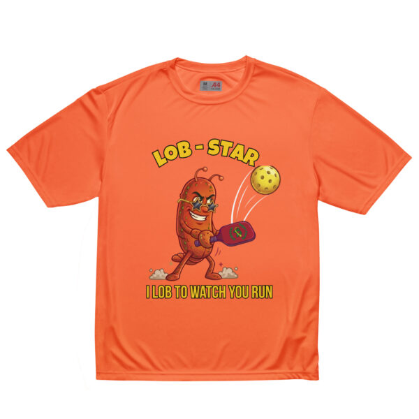 unisex-performance-crew-neck-t-shirt-safety-orange-front-6a85f39fe272b.jpg Lob Star — Funny Pickleball T-Shirt