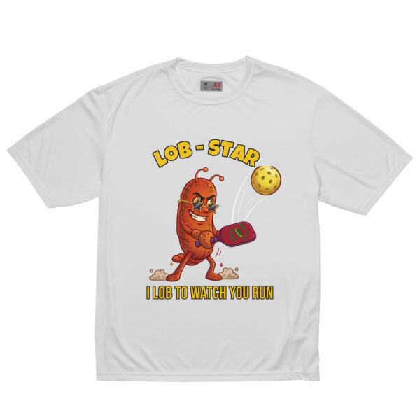 unisex-performance-crew-neck-t-shirt-silver-front-6a85f39fe2768.jpg Lob Star — Funny Pickleball T-Shirt