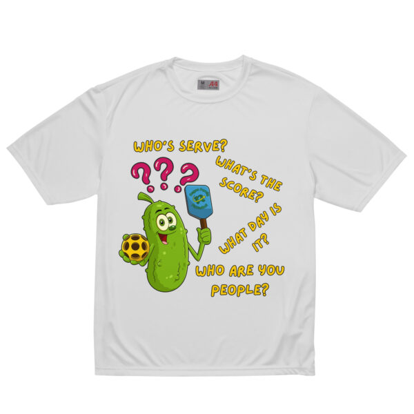 unisex-performance-crew-neck-t-shirt-silver-front-6a85f3a1bb323.jpg Pickleball Newbie — Funny T-Shirt